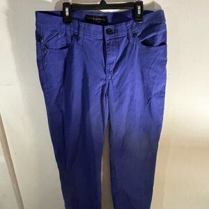 Rock and Republic purple skinny crop jeans
